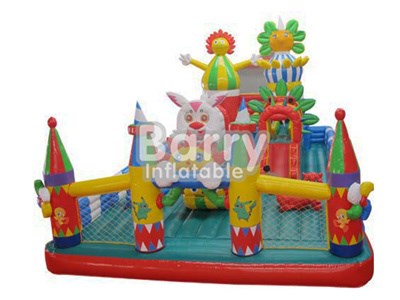 Outdoor Sunny Baby Paradise Inflatable Fun City For Sale  BY-IP-041